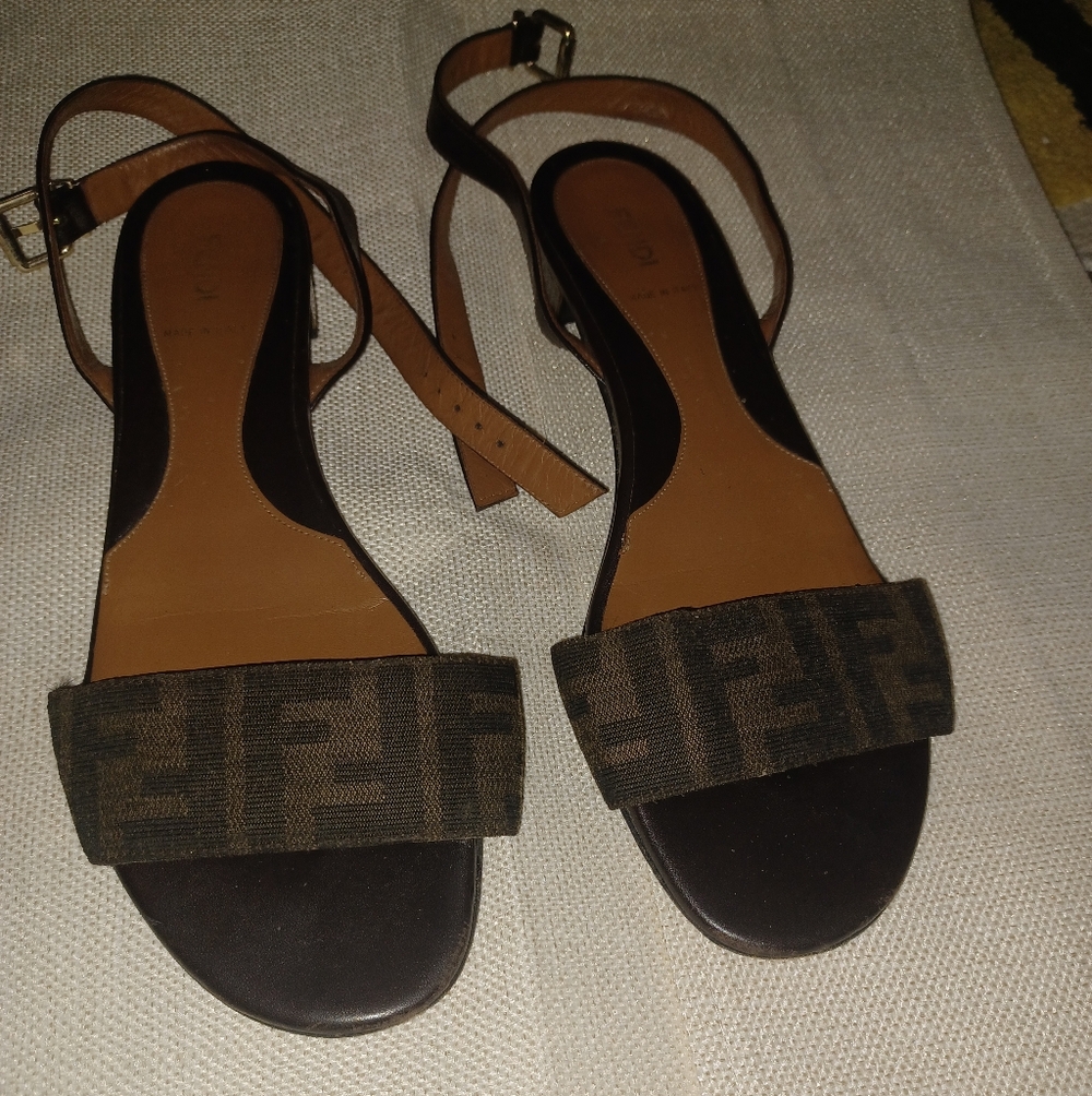 Fendi Women's Brown Sandals